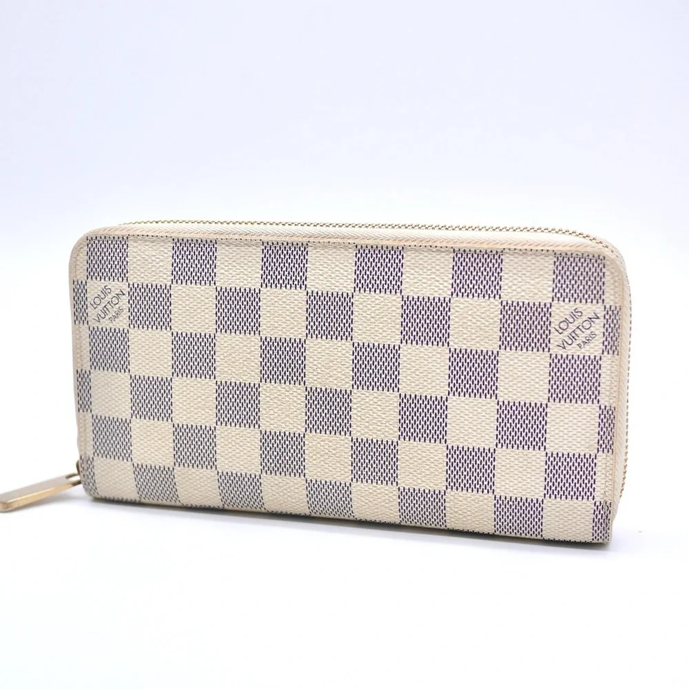 🍓LV Zippy Damier Azure Wallet VI0088